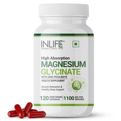 Inlife Magnesium Glycinate, 120Caps