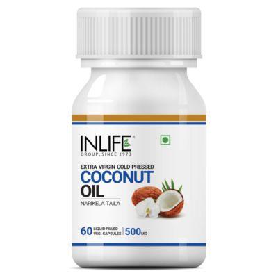 Inlife Coconut Oil, 60Caps