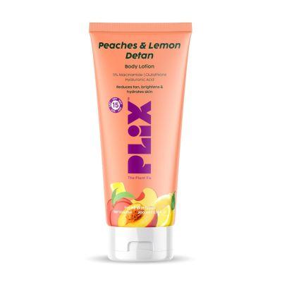 Plix Peaches & Lemon Detan Body Lotion, 200ml