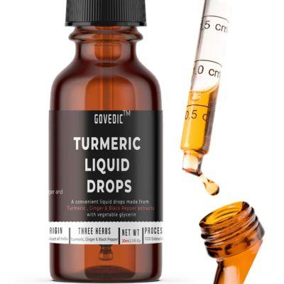 Govedic Turmeric Liquid Drops, 30ml