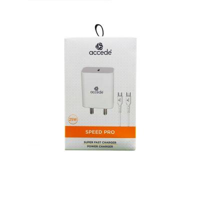 Accede 25W Speed Pro Super Fast Charger, 1pc