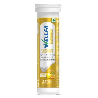 Wellfa Skin Glow Effervescent (Orange), 23tabs