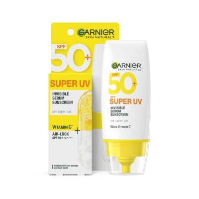 Garnier Super UV Invisible Serum Sunscreen SPF 50+, 30gm