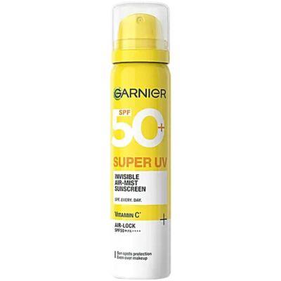 Garnier Super UV Invisible Air Mist Sunscreen SPF 50+, 75ml