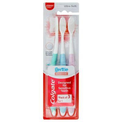 Colgate Ultra Soft Sensitive Gentle Tooth Brush, 3pcs