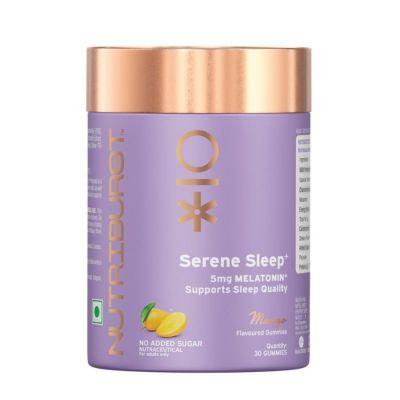 Nutriburst Serene Sleep 5mg Melatonin Gummies (Mango), 30gummies