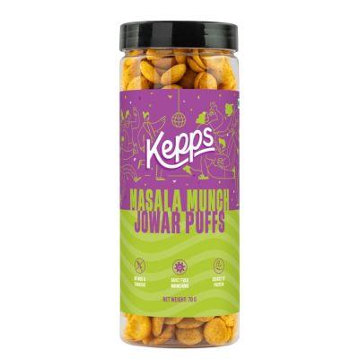 Kepps Masala Munch Jowar Puffs, 70gm