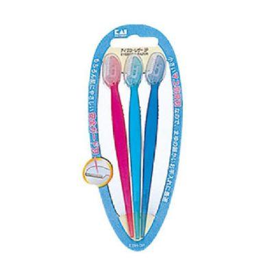 Kai Eyebrow Razor, 3pcs