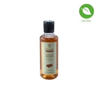 Khadi Sandalwood Massage Oil, 210ml