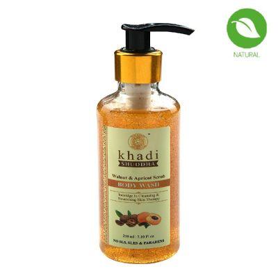 Khadi Walnut & Apricot Body Wash, 210ml