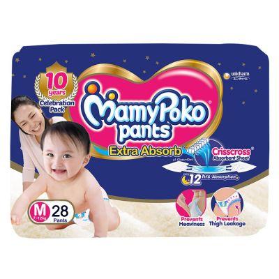 MamyPoko Pants Medium 7-12Kg, 28pcs