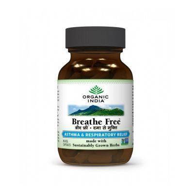 Organic India Breathe Free Capsule, 60caps