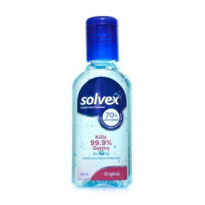Solvex Hand Sanitizer Original Gel, 60ml (Blue)