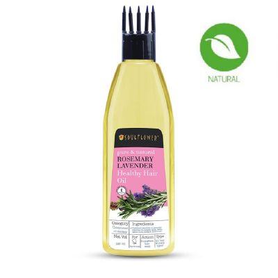 Soulflower Rosemary Lavender Healthy Hair Oil, 120ml