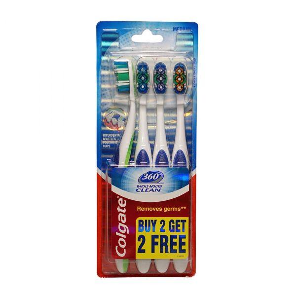 Colgate Toothbrush 360 Degree Whole Mouth Clean 1pc